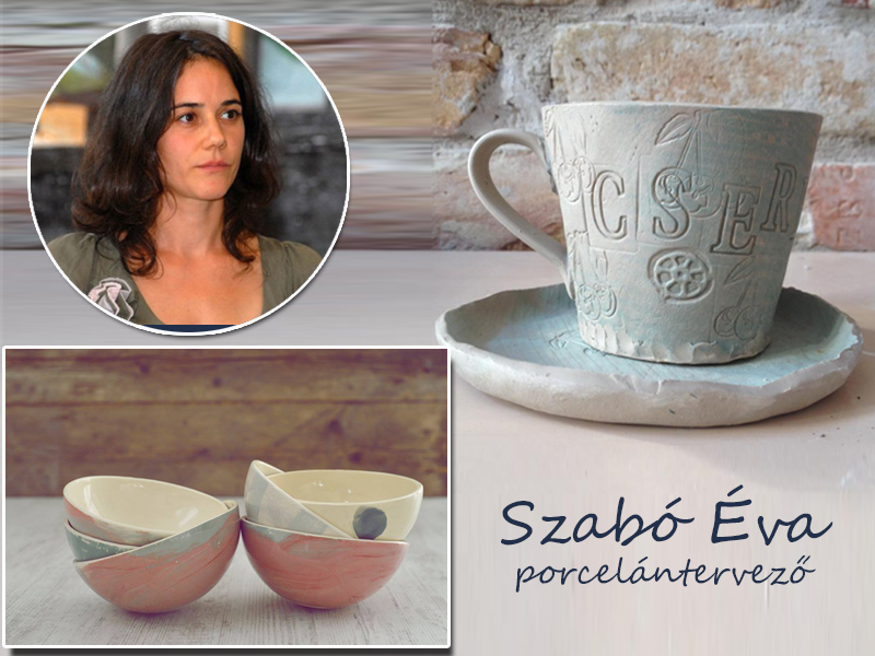 Boglári kézműves műhely - Szabó Éva porcelántervezővel